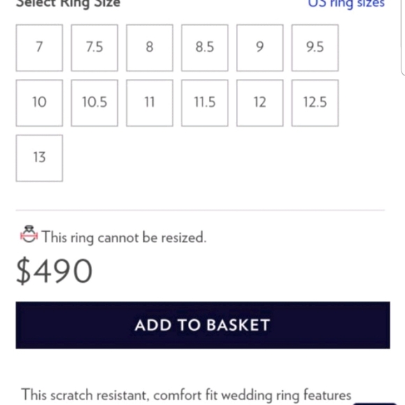 Tungsten carbide diamond ring - Picture 2 of 3